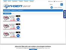 Tablet Screenshot of oxygenbike.com